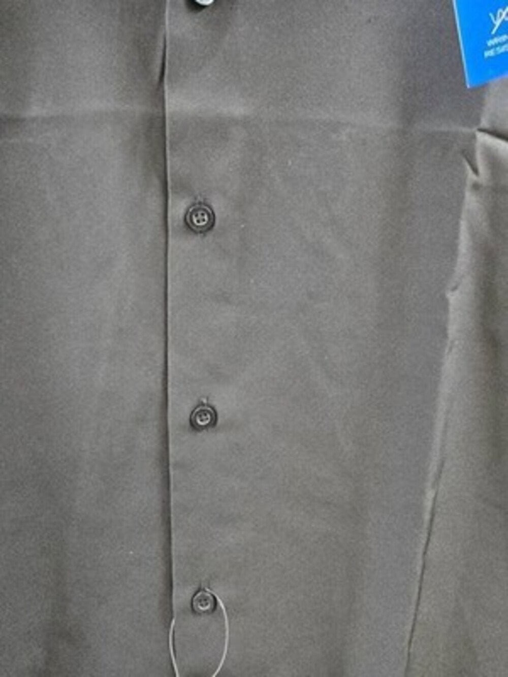 Nautica Slim-Fit Performance Supershirt Dress Shirt Men's 15-15.5 34/35 Black - Picture 11 of 13